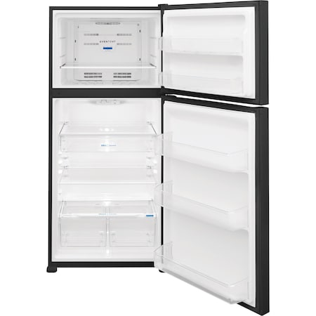 Frigidaire 20 Cu Ft No-Frost Top Mount Refrigerator, Estar with Reversible Doors and LED Lighting FFHT2045VB